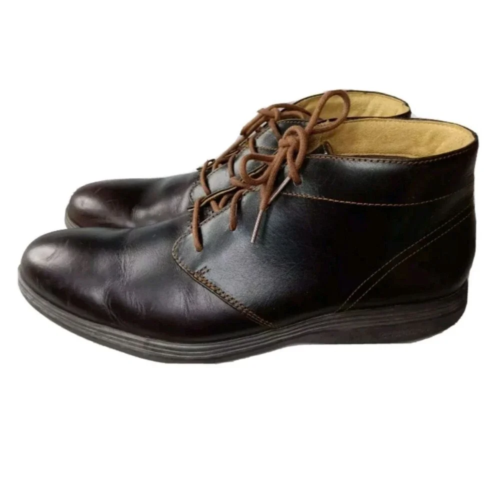 Cole Haan Grand Tour Chukka Size 12M Woodbury Leather-Java